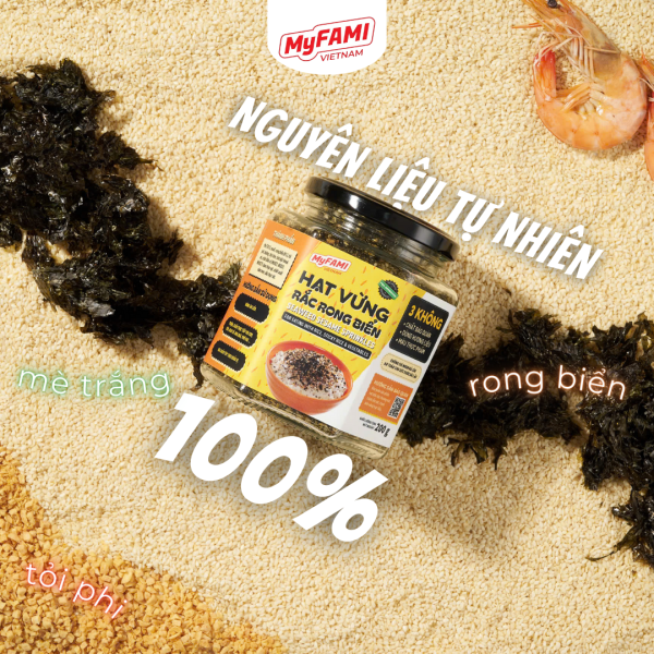 HẠT VỪNG RẮC RONG BIỂN (200G)