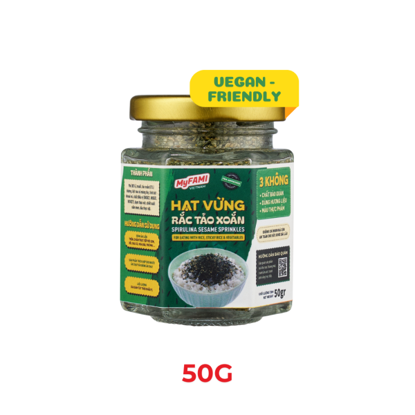 SPIRULINA SESAME SPRINKLES 50G